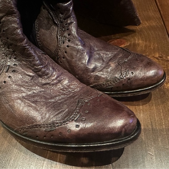 100% leather Mark Nason Siren boots with luxurious animal print lining sz 8.5 - Picture 15 of 16